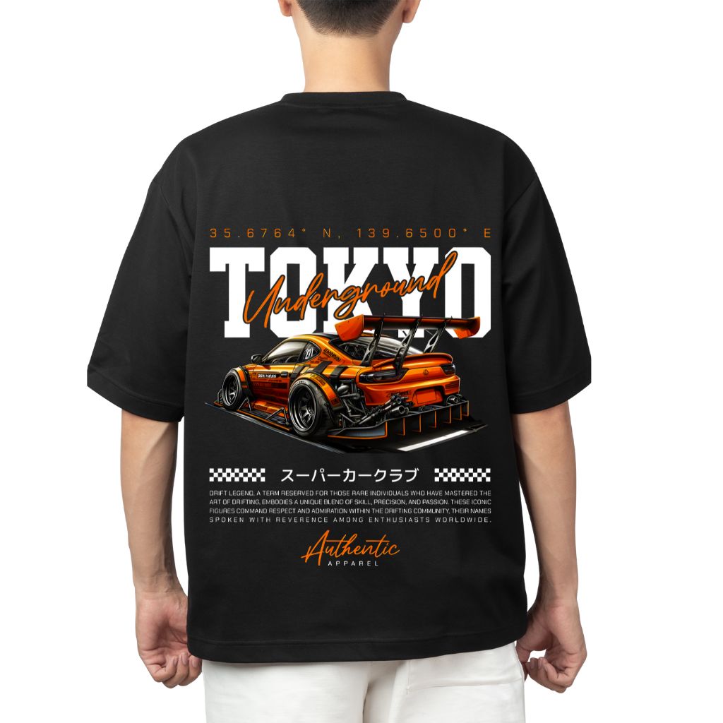 Tokyo underground (2) Automobile – Car – Tokyo underground oversized t shirt